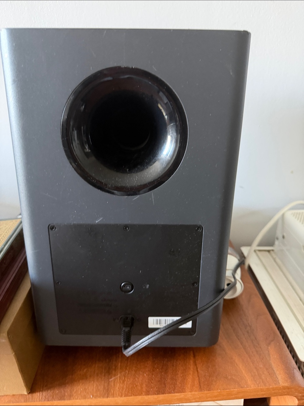 JBL Gray Desktop Subwoofer Speaker